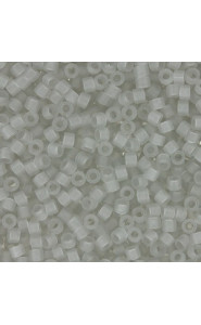 Miyuki delica Beads 11/0 - Matted transparent grey mist DB-1271